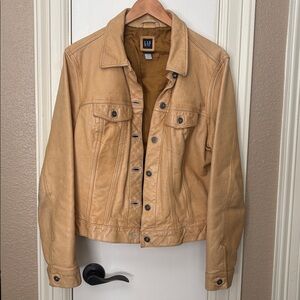 GAP Camel Leather Jacket